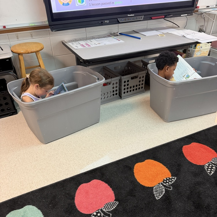 picture of students reading