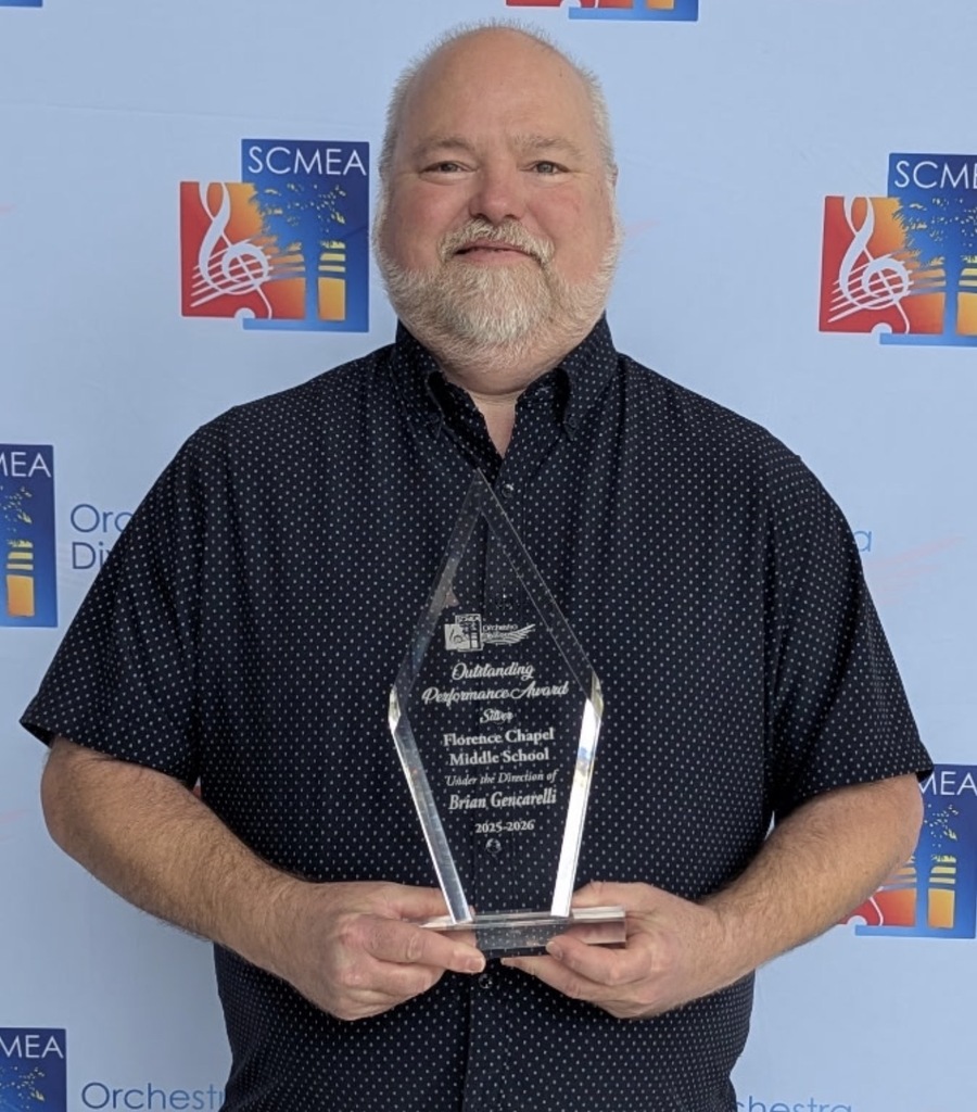 mr g with the award