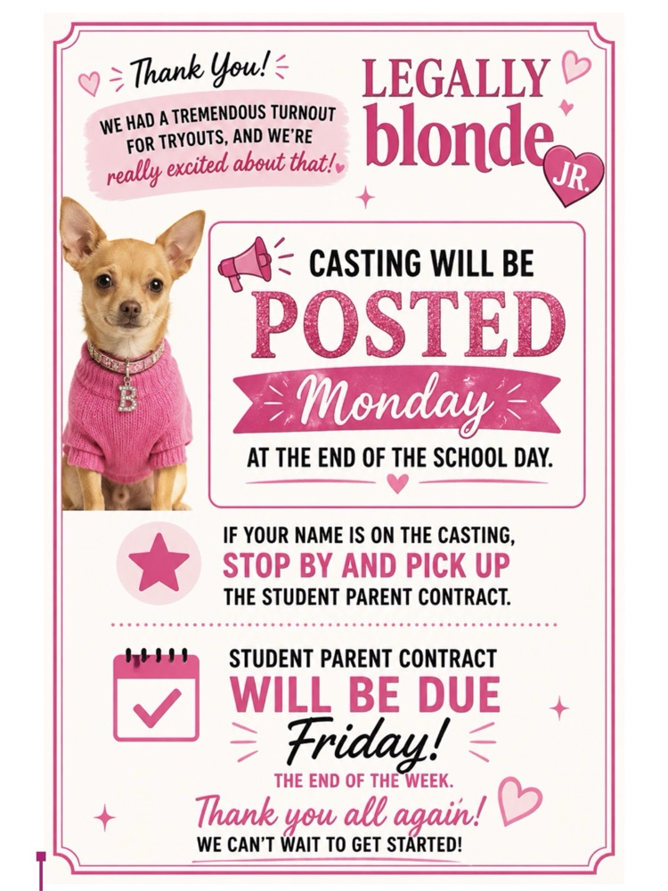 legally blonde update poster