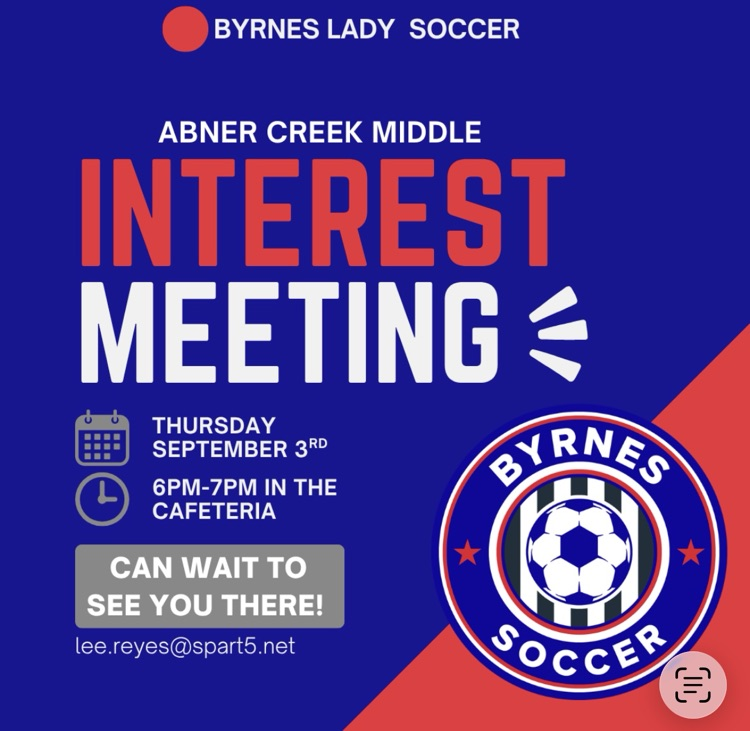 Soccer meeting info
