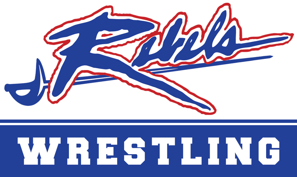Byrnes Rebels Wrestling logo pictured