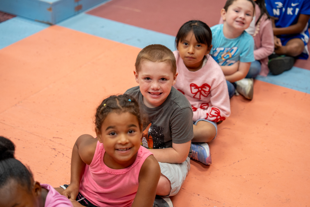 students smiling