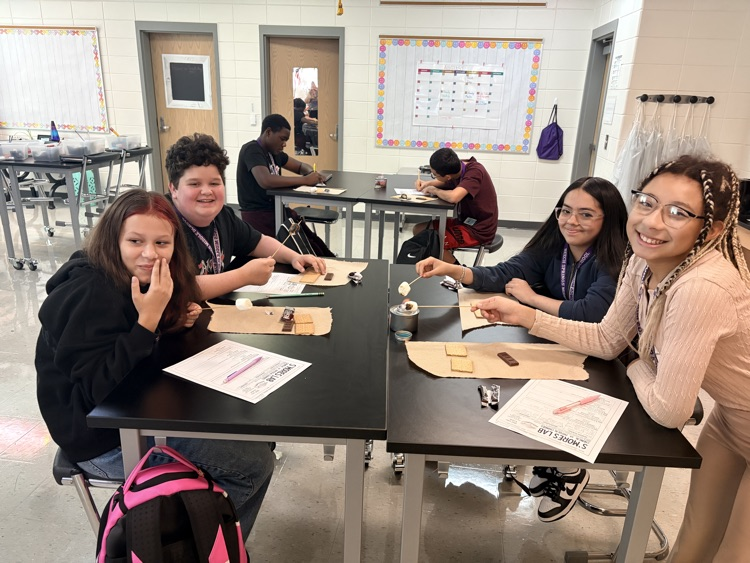 students working 