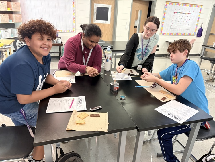 students working 
