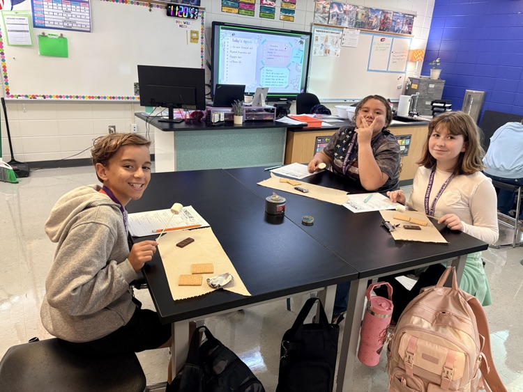 students working 
