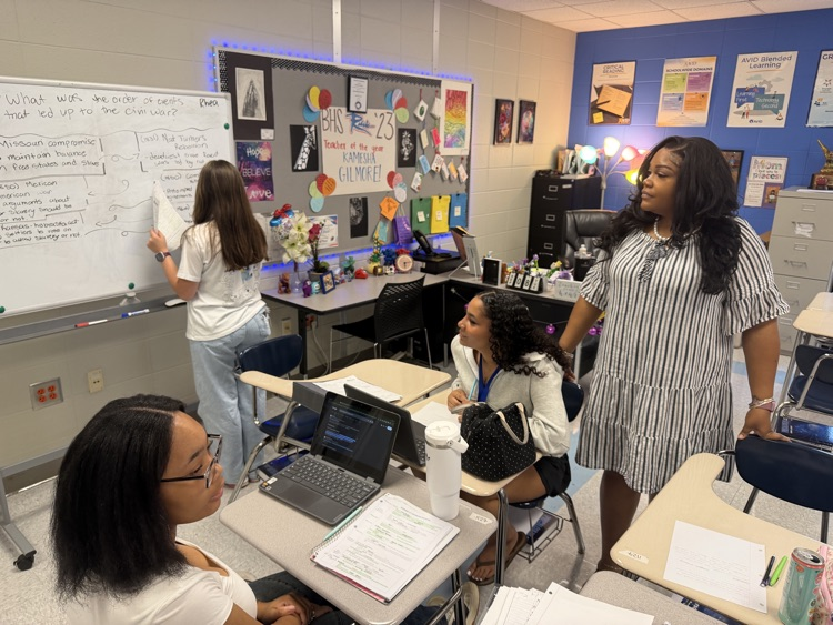 student teaching other students
