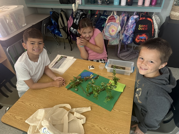 students working in classroom in groups 