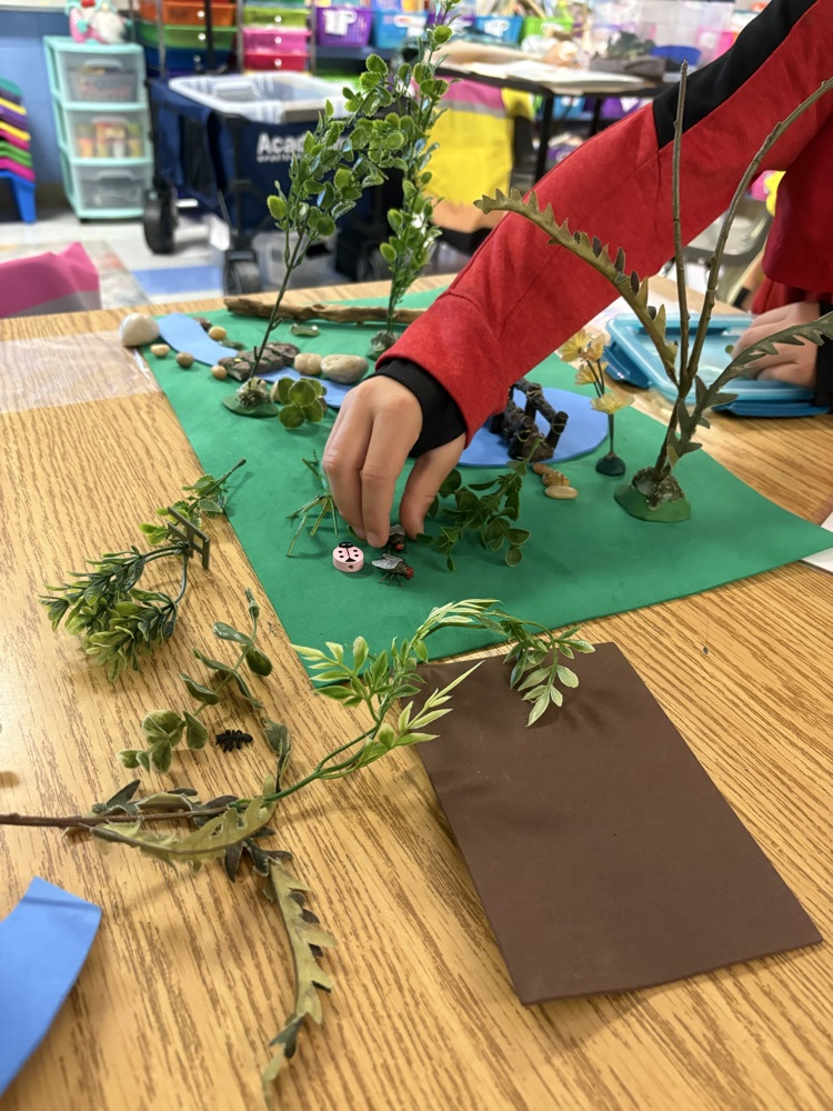 children working in class