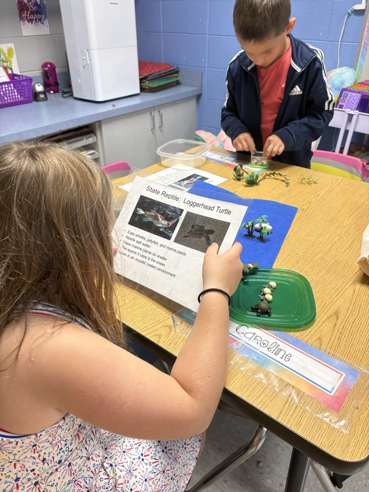 children working in class