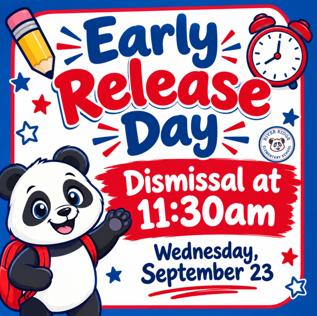 Wednesday, September 23 will be an Early Release Day for students at 11:30am