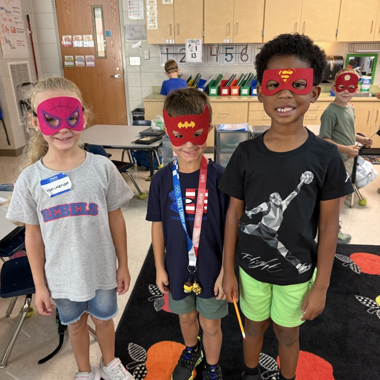 picture of super hero math activity