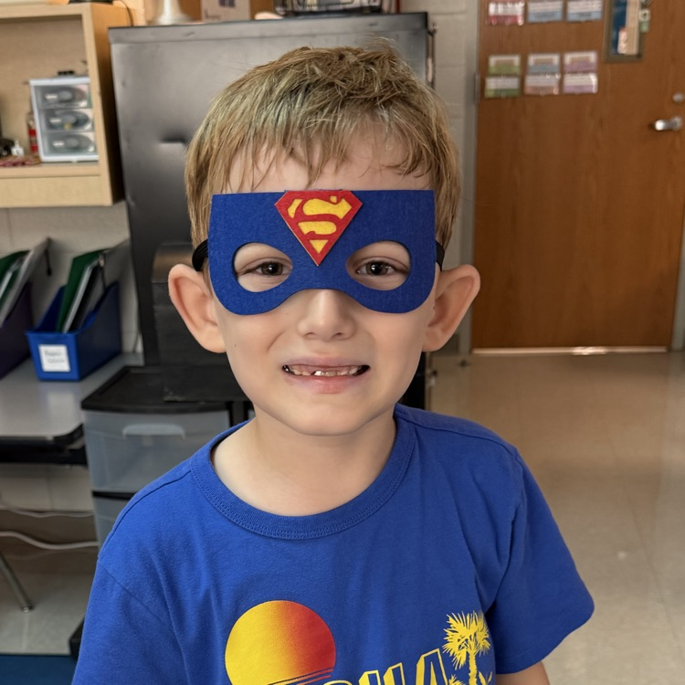 picture of super hero math activity