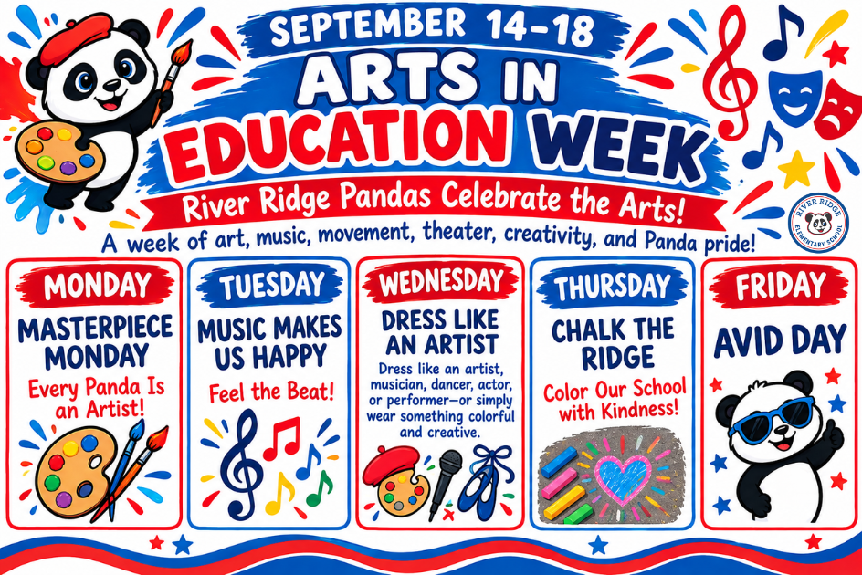 Arts in Education Week list of events day by day
