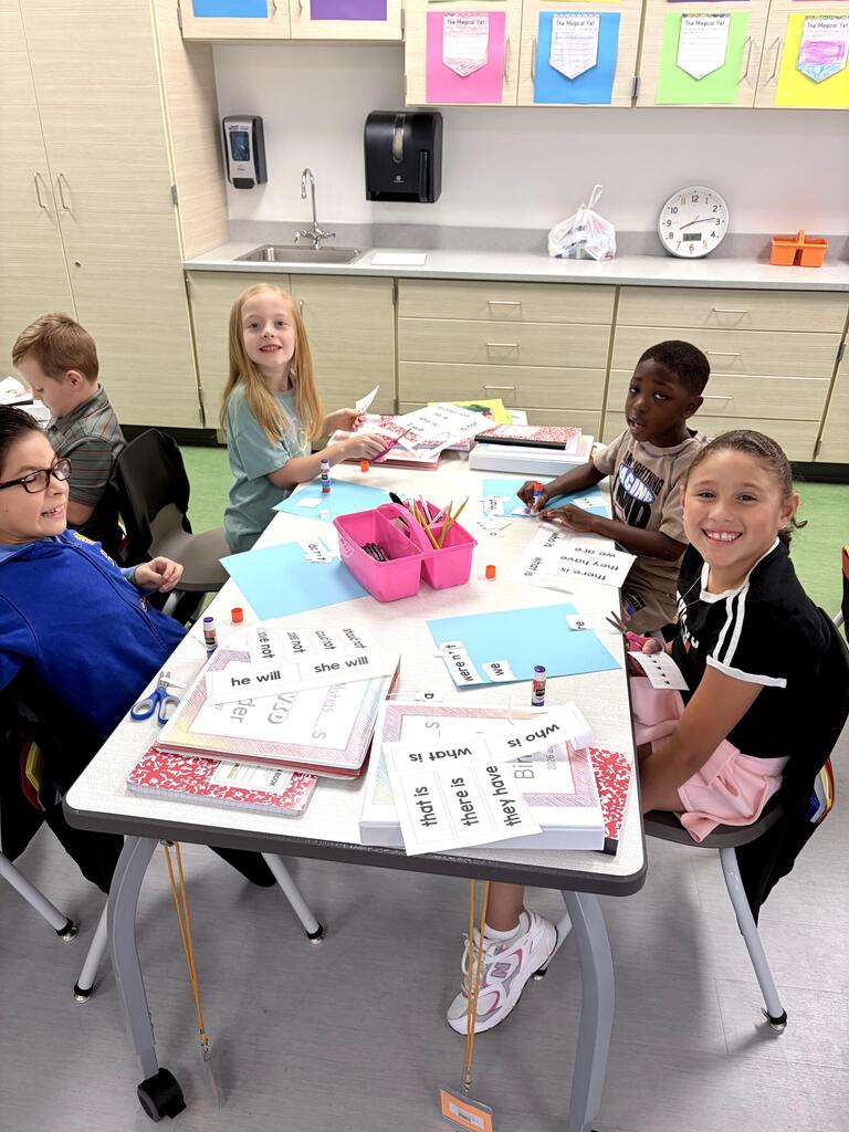 contraction surgery with Ms. Heffner's class