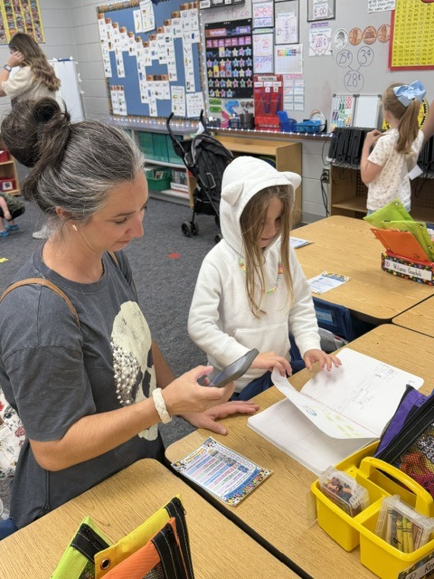 families visiting classrooms 