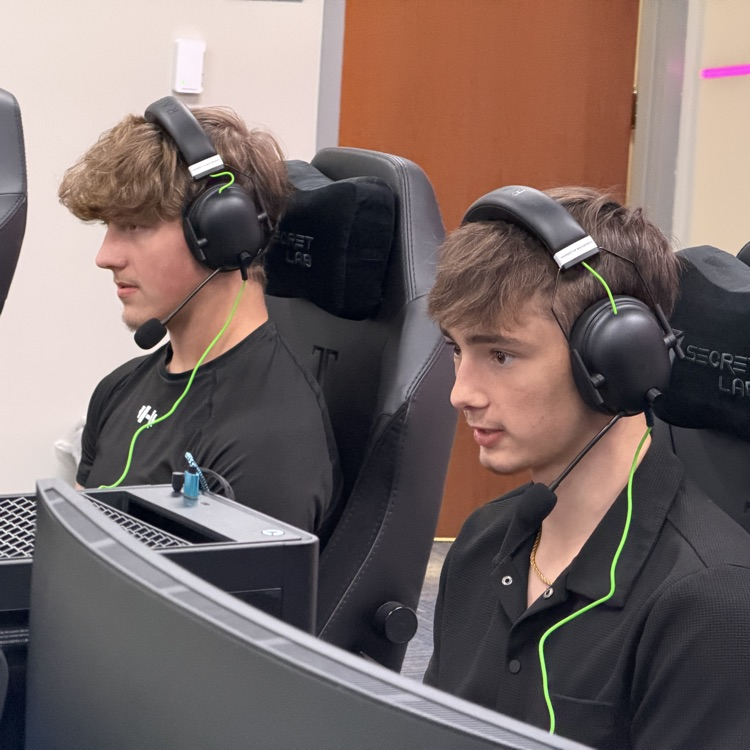 student on computer