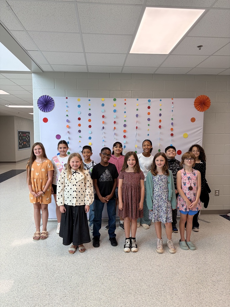 This image shows students participating in activities for Dot Day.