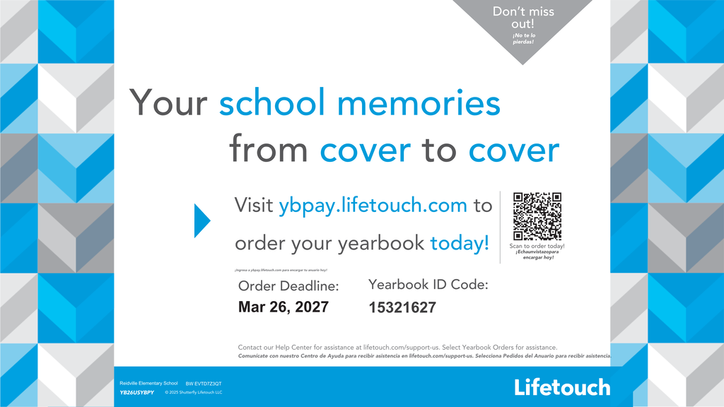 order your yearbook