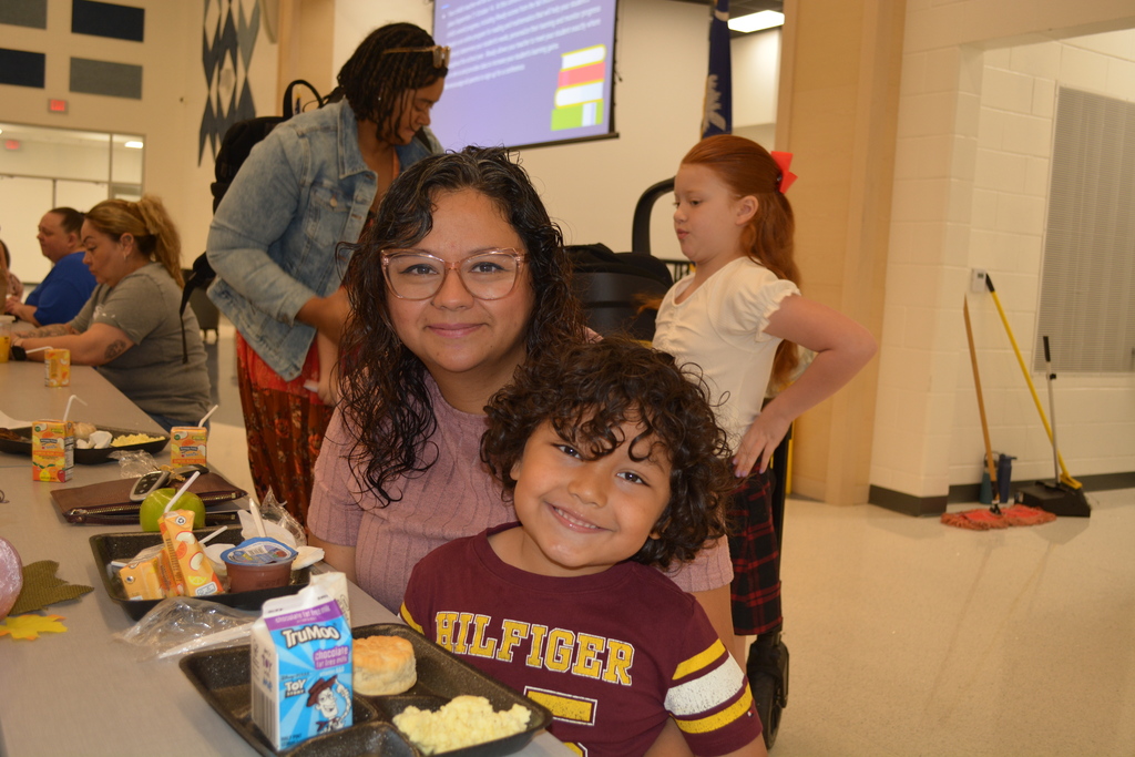 1st Grade breakfast with buddies