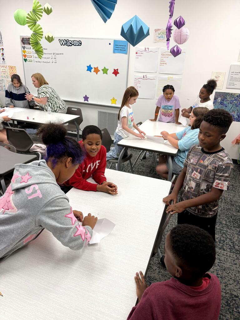 STEM club meeting