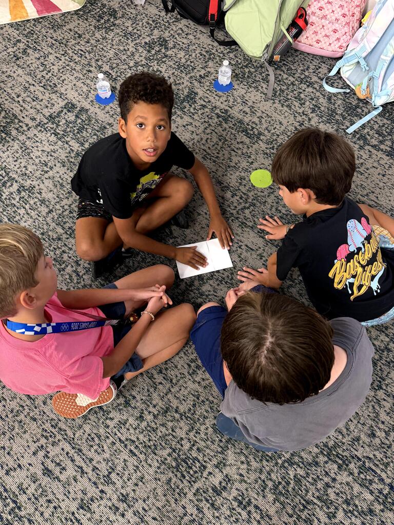 STEM club meeting