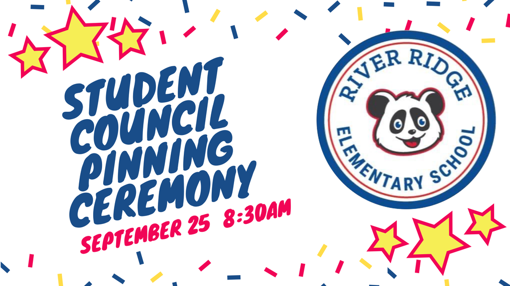 Student Council Pinning Ceremony Friday, September 25 at 8:30am