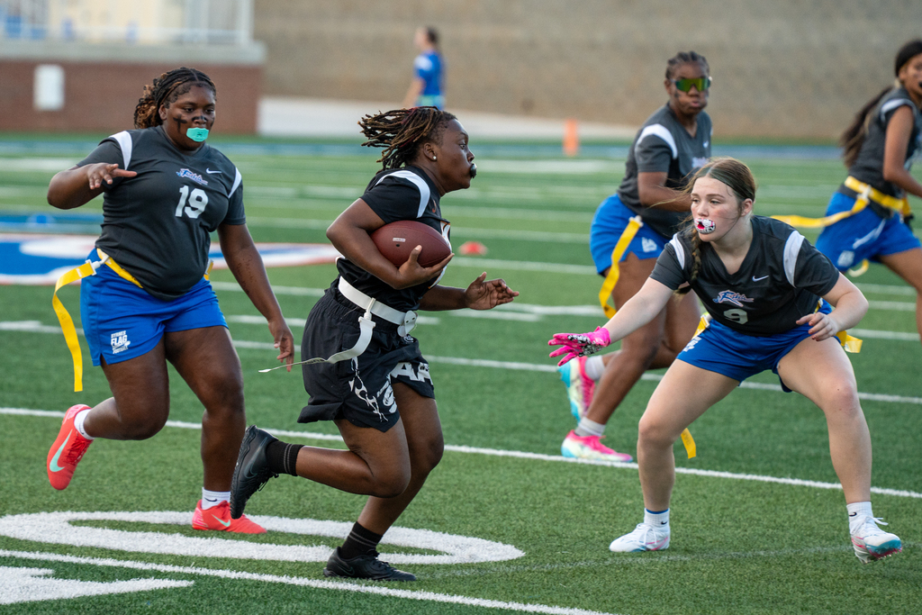 girls flag football game