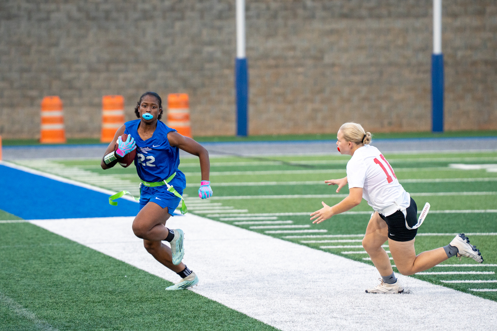 girls flag football game