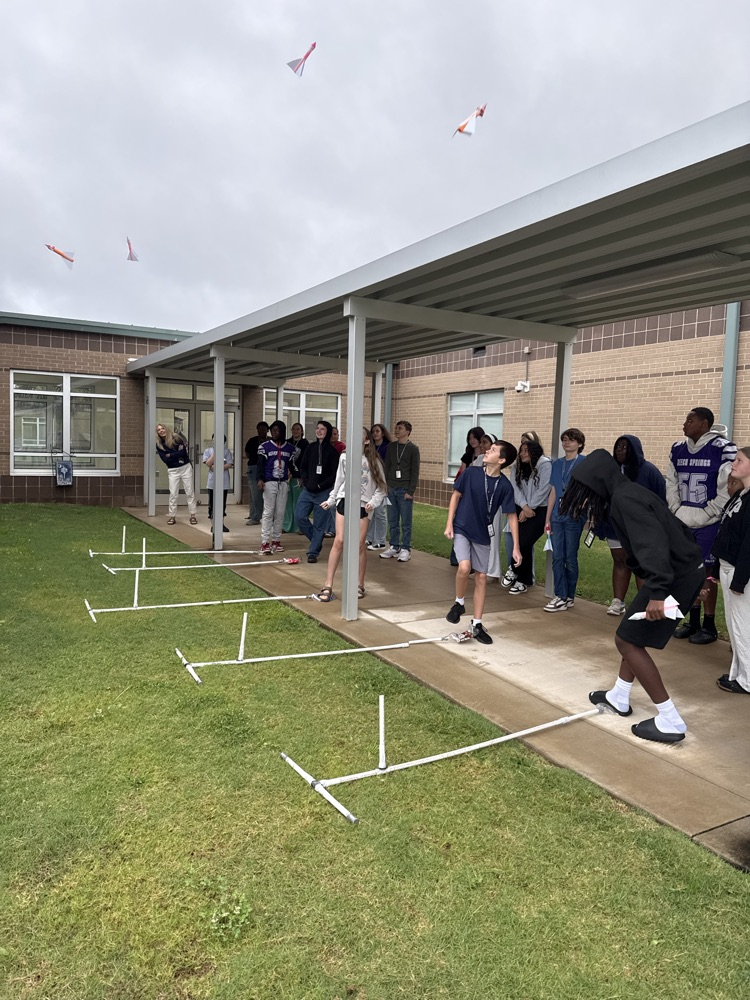 students outside