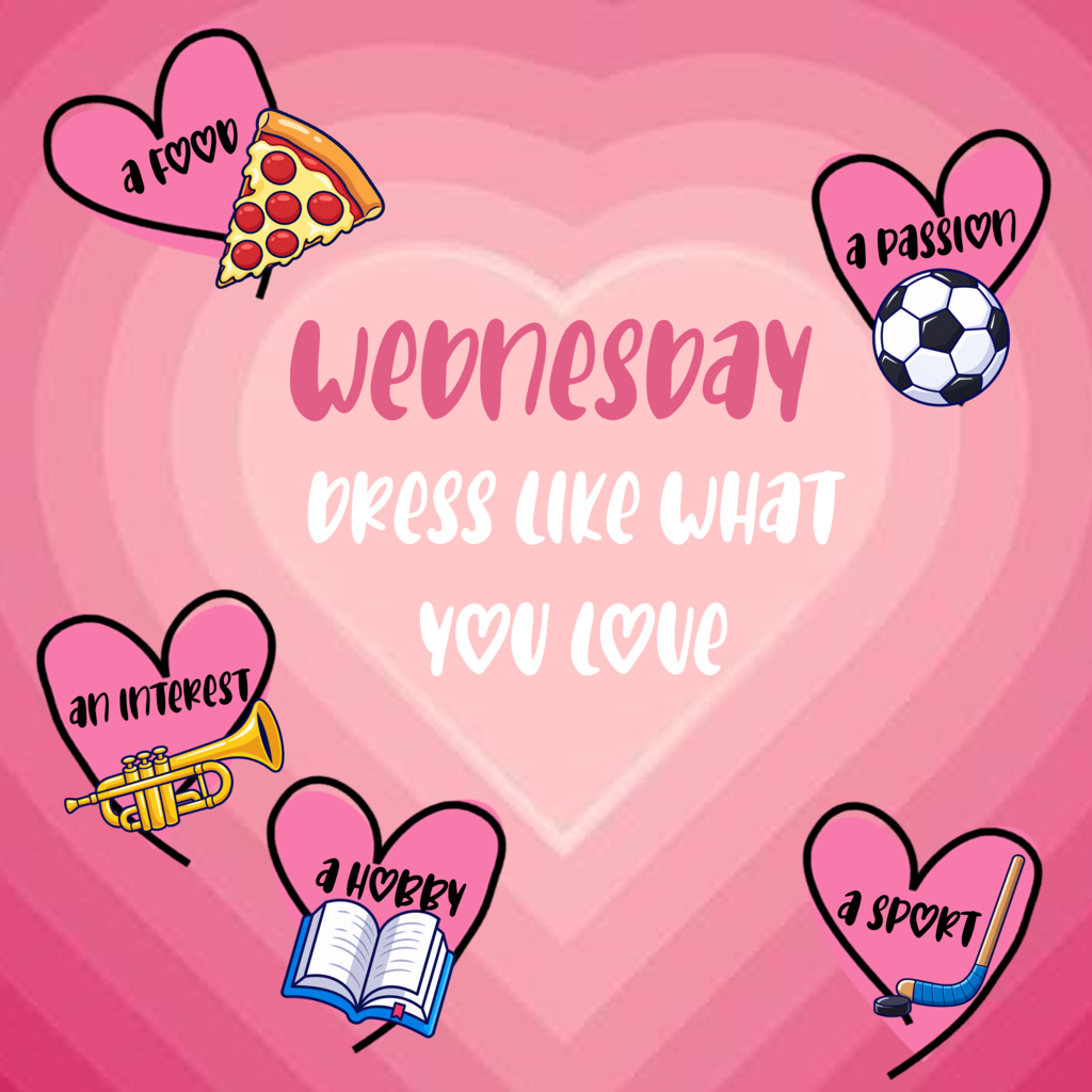 dress like what you love dress up day - wednesday