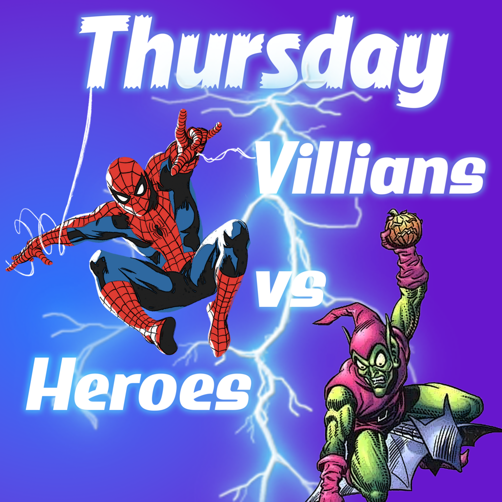 heroes vs villains dress up day - thursday