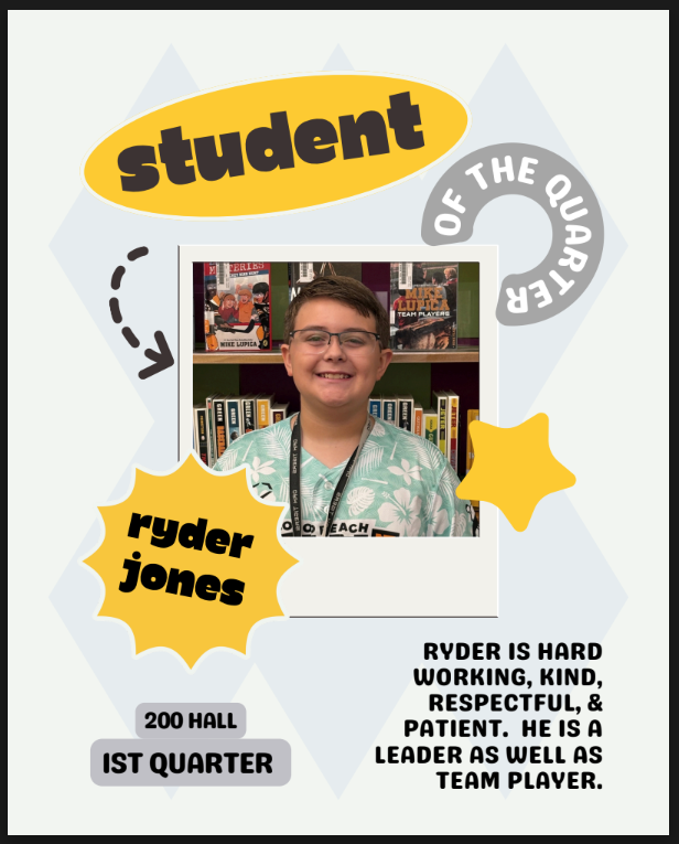 Student of the Quarter