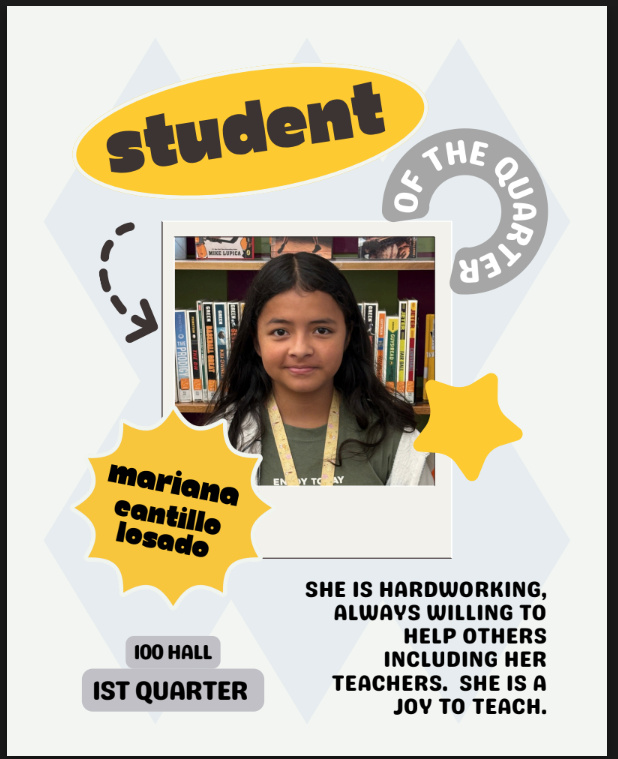 Student of the Quarter
