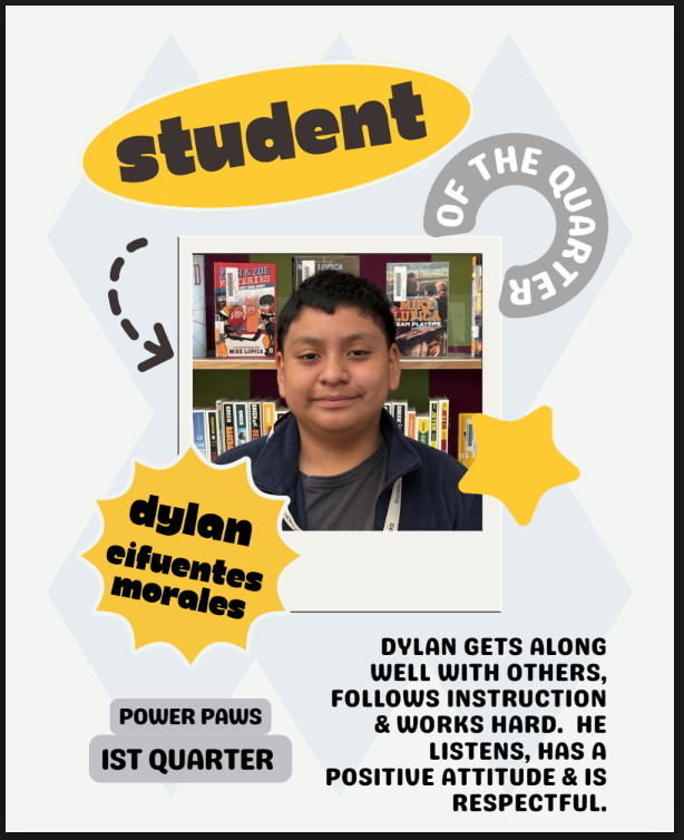 Student of the Quarter