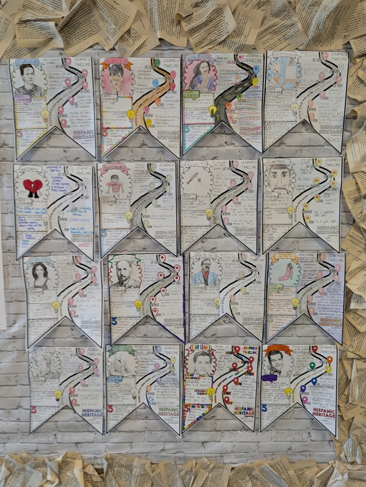 Hispanic heritage pennants