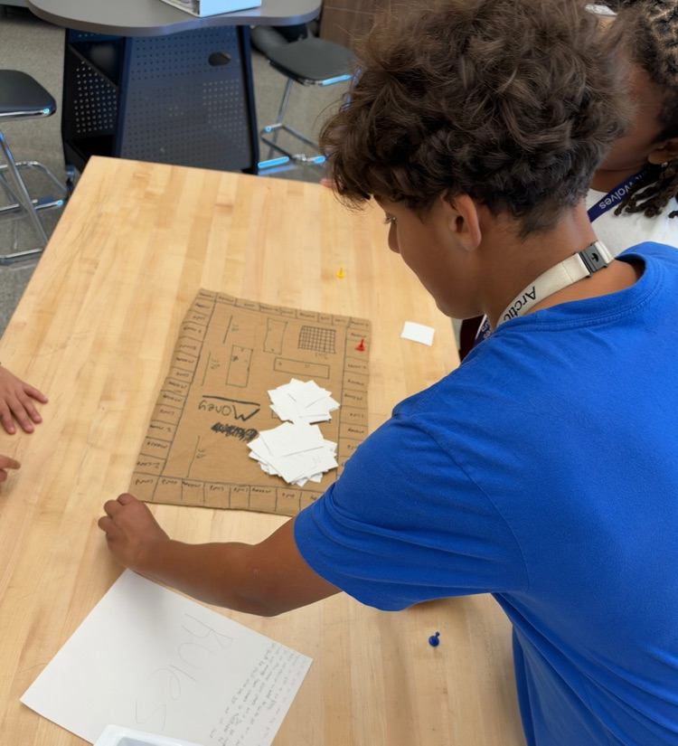 kids making board games