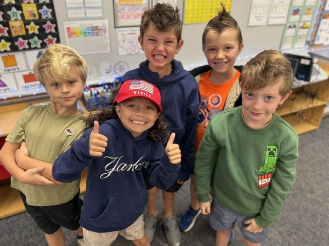 students with Crazy Hair