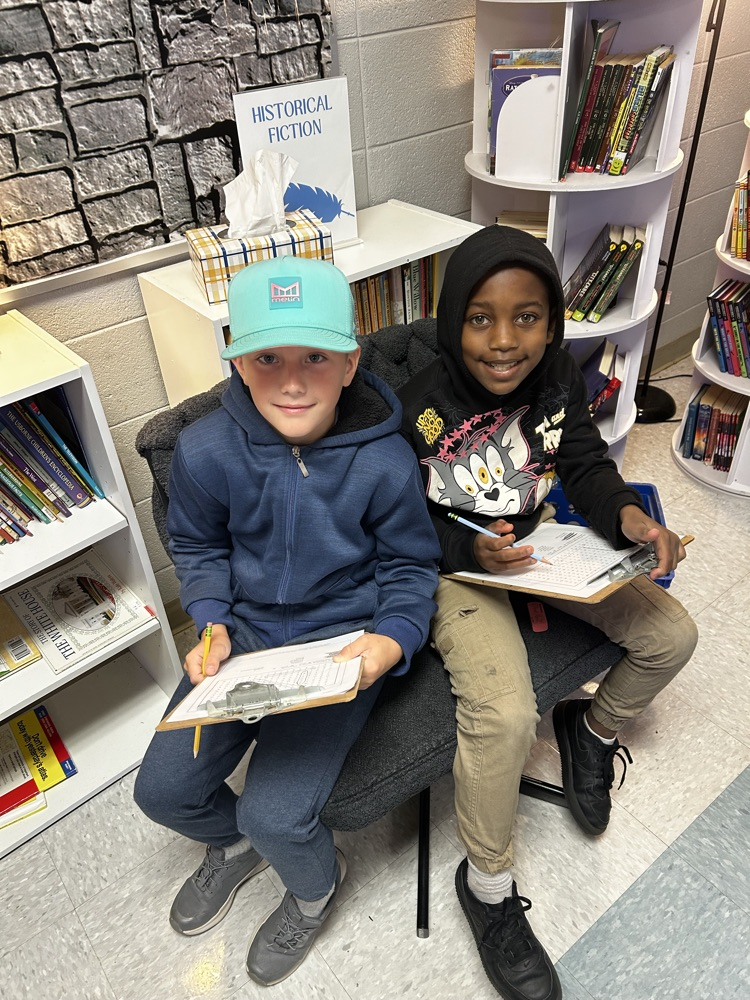 third grade students working in the classroom