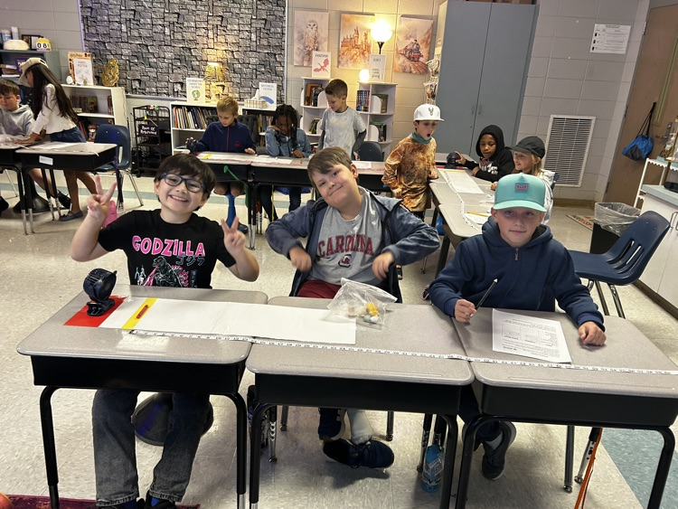 students working in classroom