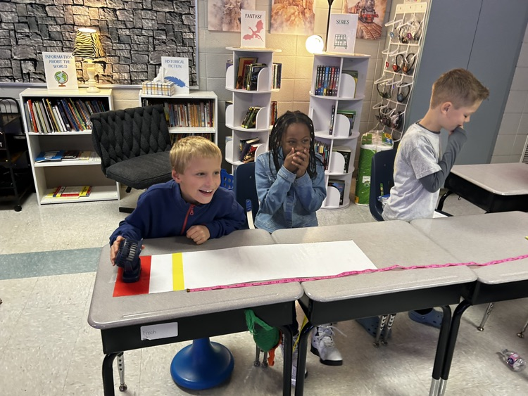students working in classroom