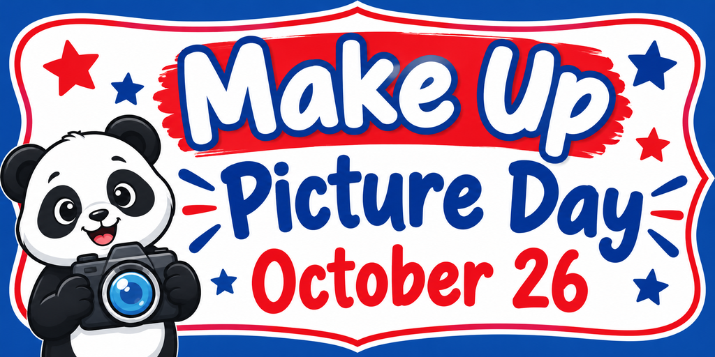 Make Up Picture Day is Monday, October 26