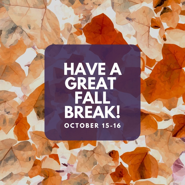 fall break poster