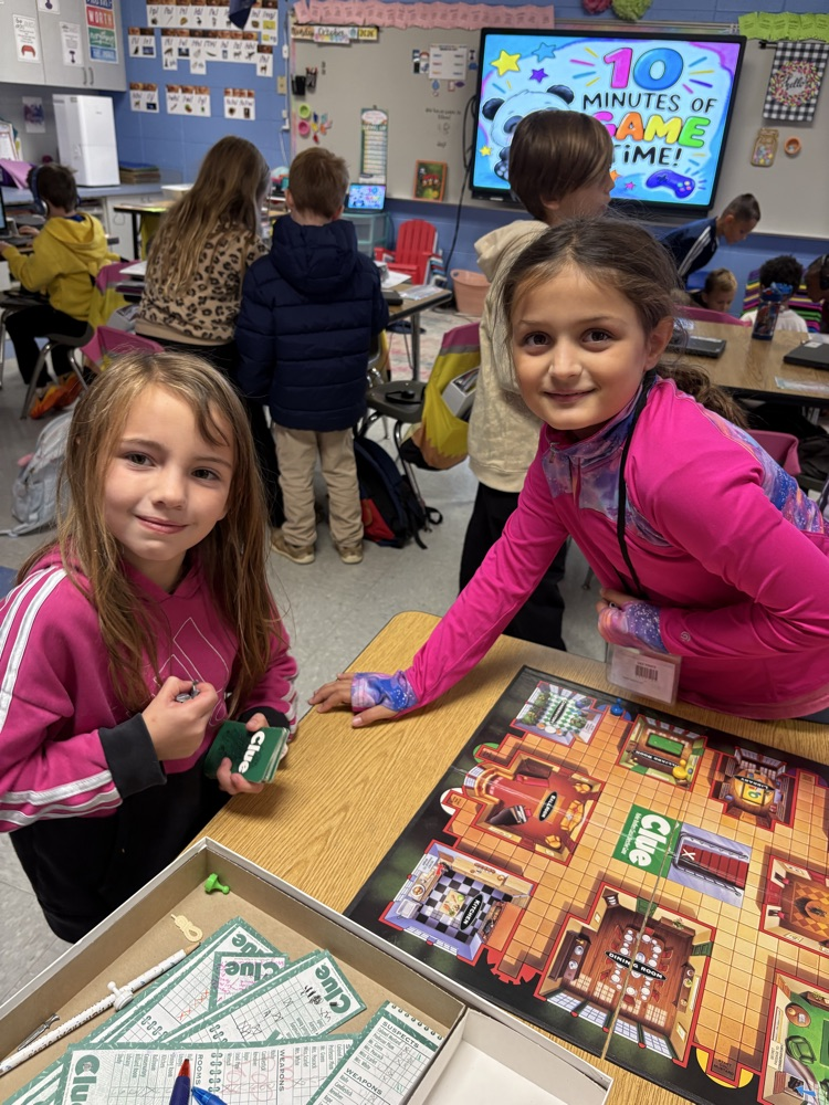 students playing board games 