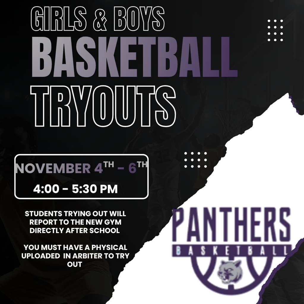 Basketball Tryout Poster