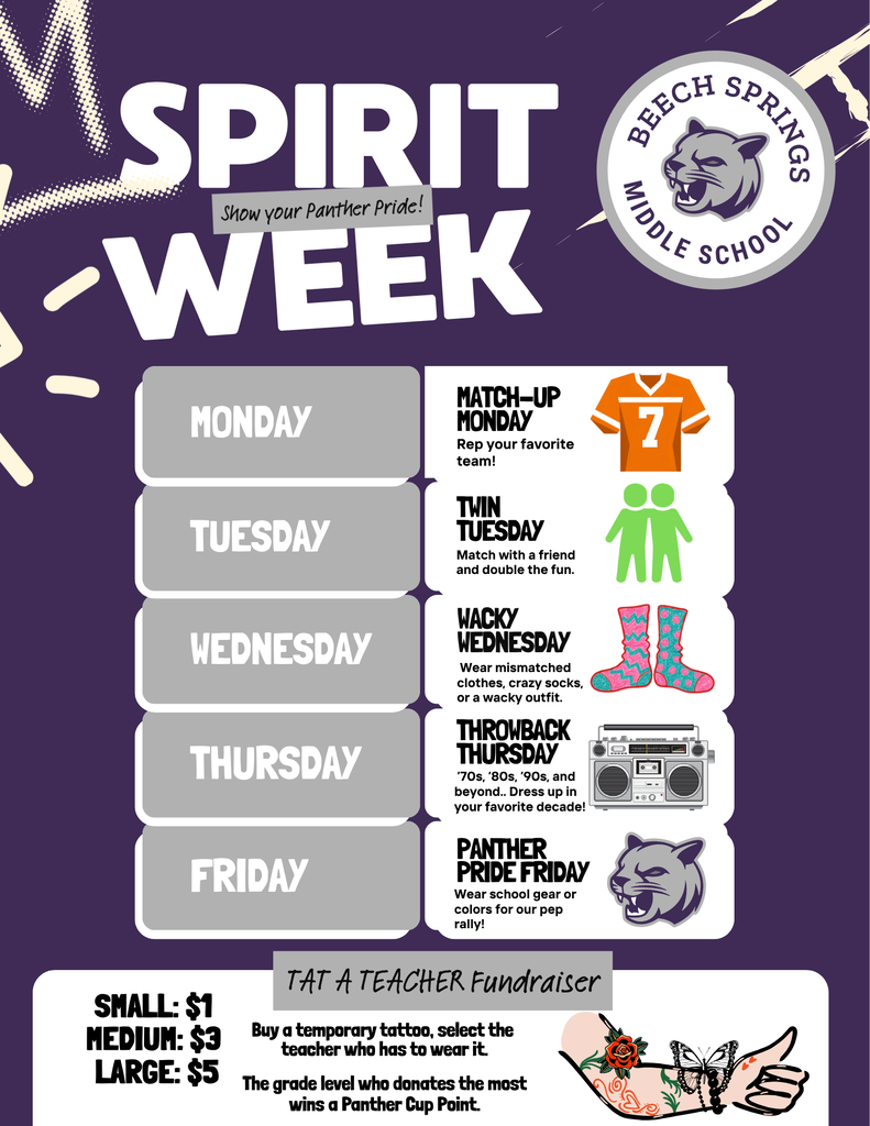 Spirit Week Information