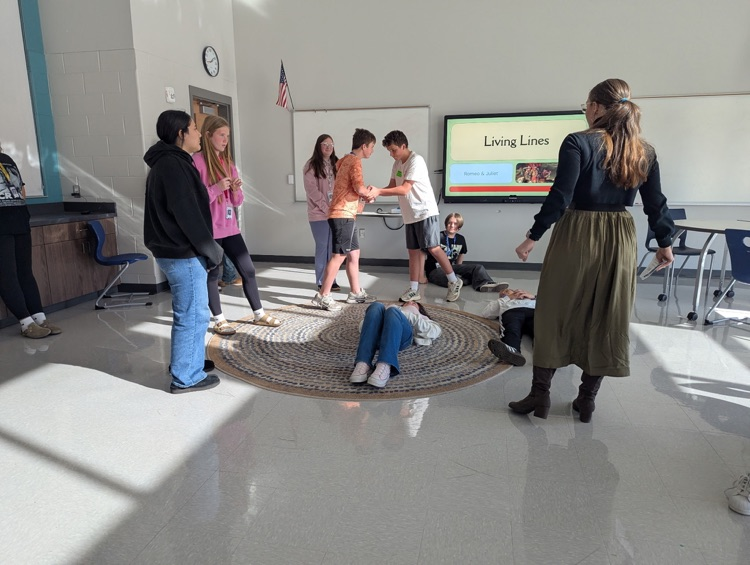 kids practicing drama skills