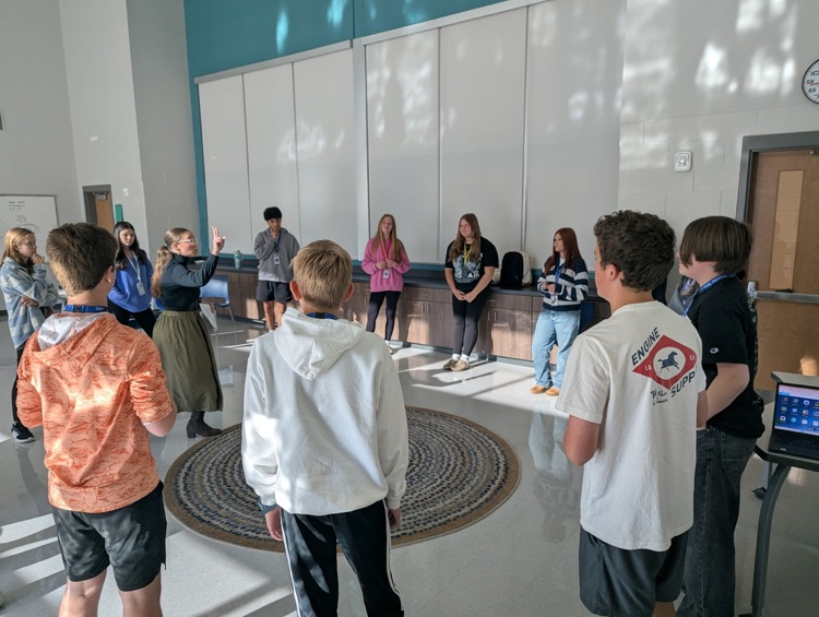 kids practicing drama skills