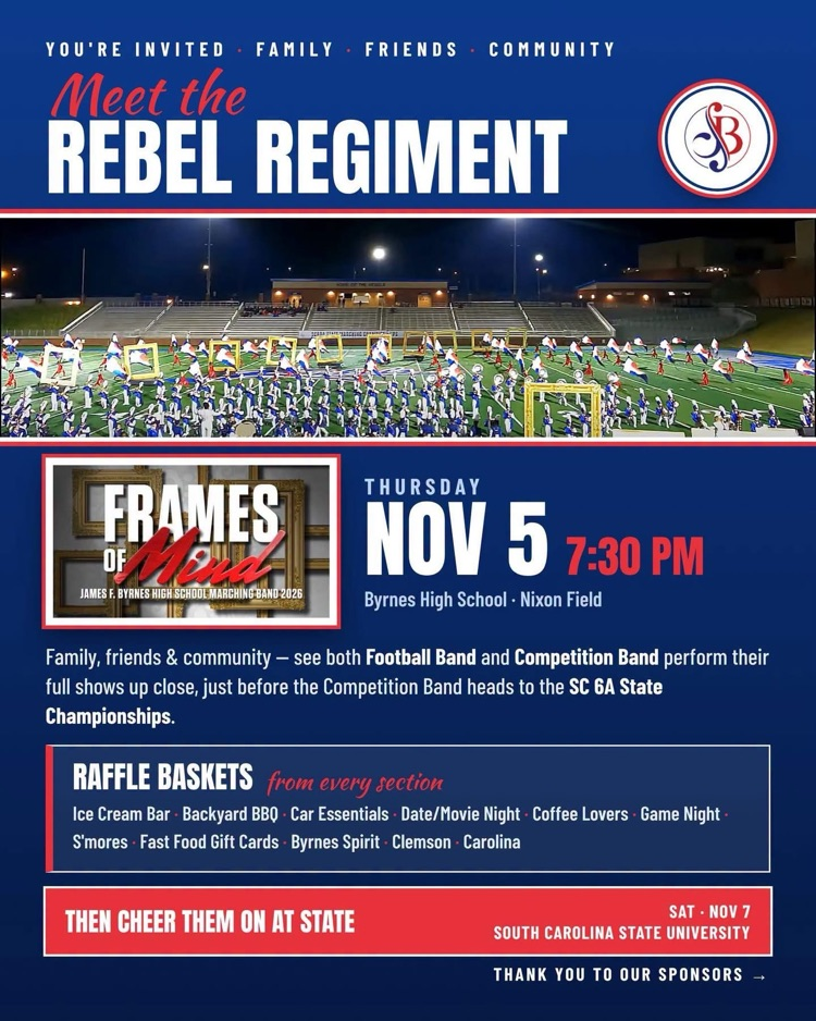 meet the Rebel Regiment flyer