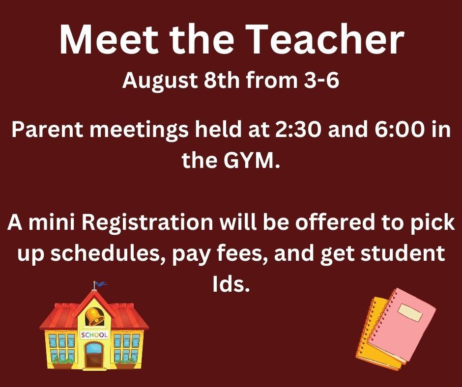 Meet the Teacher information