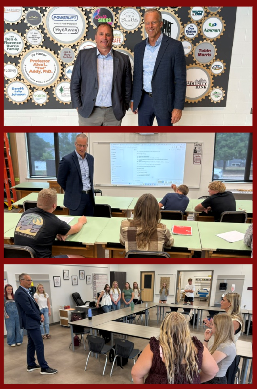 Thune visits CTE
